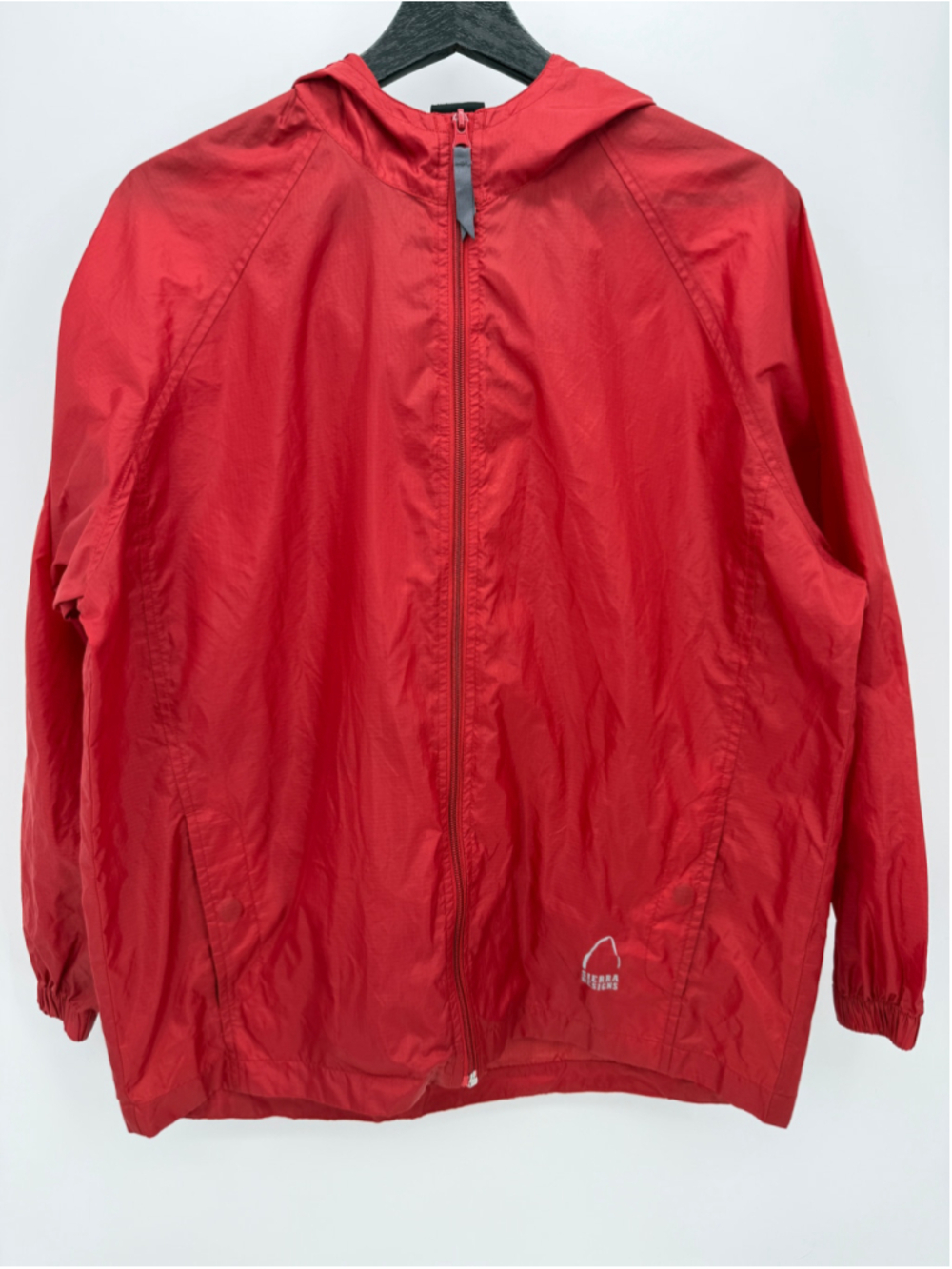 Sierra Designs Windbreaker Rain Jacket Unisex Red Size XL (run small)